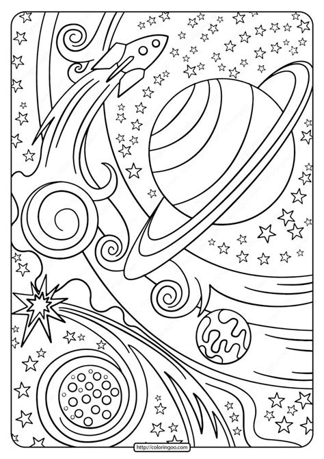 The lifelike wolf drawings on the templates are absolutely breathtaking. Free Printable Rocket and Planets Pdf Coloring Page. High ...
