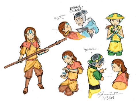 Aang Sokka And Toph Genderbend Avatar Aang Genderbend Avatar