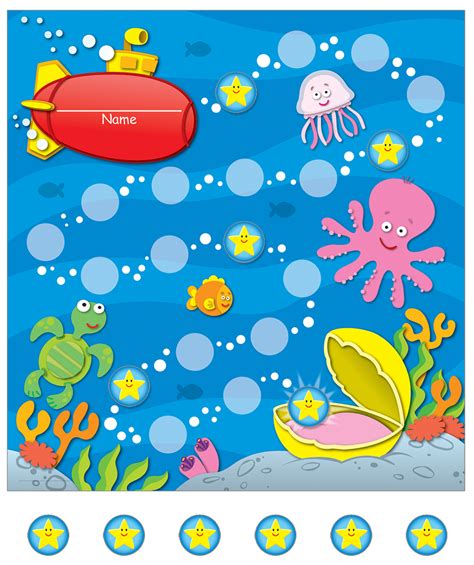 Sea Life Mini Incentive Charts – The Teacher's Trunk