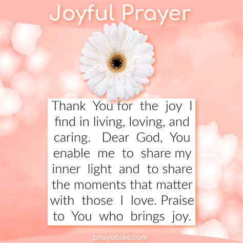 Prayer Bring Joy Prayables