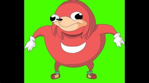Ugandan Knuckles Green Screen Collection Youtube
