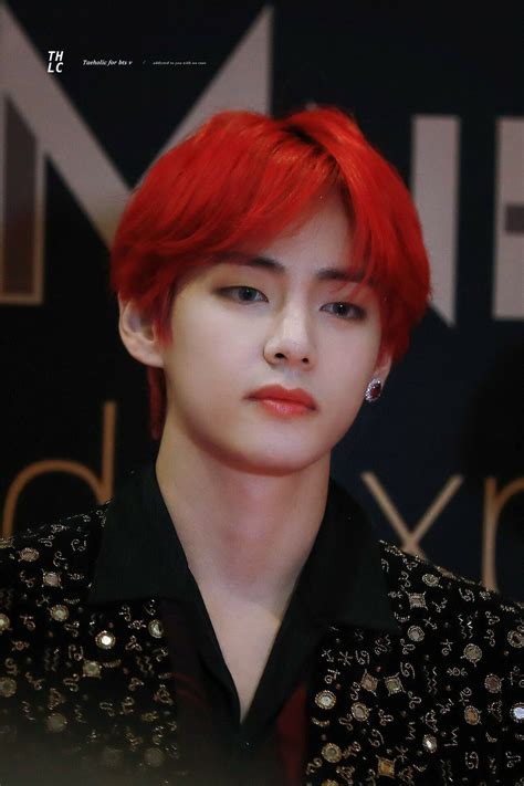 Pin By 🖤 On Armys Bts Taehyung Red Hair Kim Taehyung Red Hair Taehyung