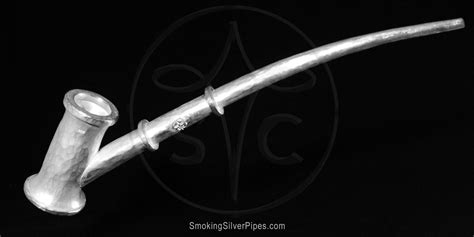 Silver Satin Silver Pipe 23 Smoking Silver Pipes