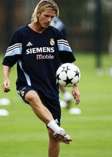 David Beckham Real Madrid Training Real Madrid Training David