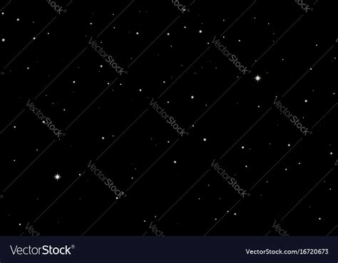 Space Starry Sky Background Royalty Free Vector Image