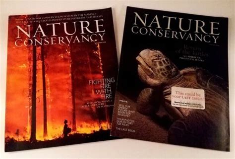 11 Issues Nature Conservancy Magazine 2007 To 2009 Autumn Misc Issues