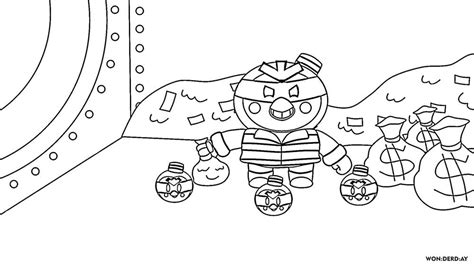 Hot potato (originally called bone tunnel) is a community map for the heist event. Coloring and Drawing: Brawl Stars Coloring Pages Agent P