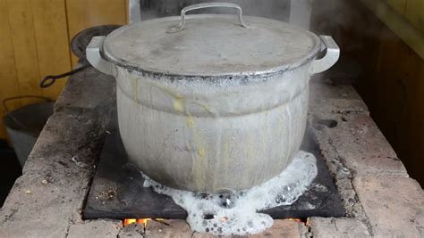 There are many variables as mentioned in other answers and heating water to boiling point on a stove is inefficient at best. Pot Boiling Over On Home Stove - Time Lapse Stock Footage ...