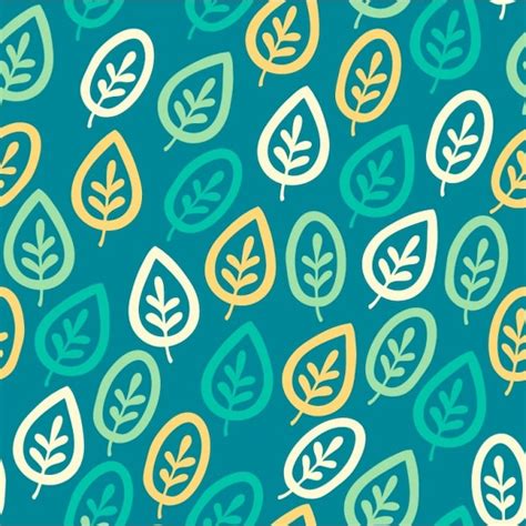 Premium Vector Leaves Pattern Design