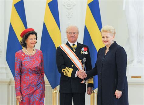 King Carl Gustaf And Queen Silvia State Visit In Lithuania