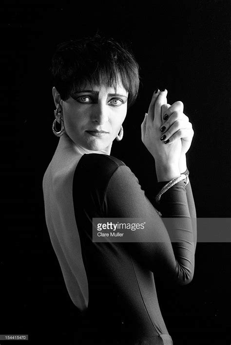 english singer siouxsie sioux from siouxsie and the banshees posed in london in 1985 siouxsie