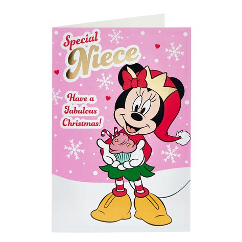 Buy Niece Minnie Mouse Christmas Card For Gbp 149 Card Factory Uk