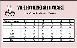 Dress Size Chart Size Chart Dress Size Chart Chart Bank2home Com
