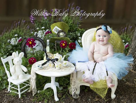Babys Fairytale Photoshoot Is Amazing Alice In Wonderland 6 Month