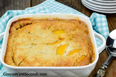 Bisquick Peach Cobbler Peach Cobbler With Canned Peaches Gonna Want