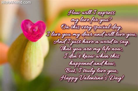 Valentine Poems for Him