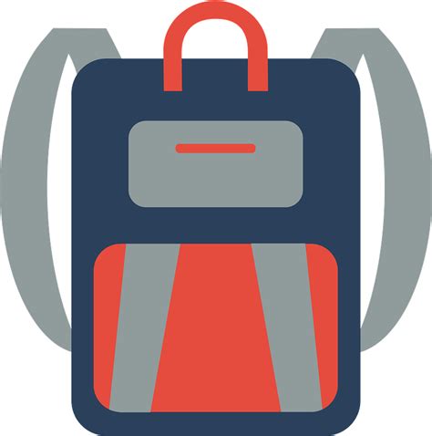 Full Backpack Clipart Collection School Bag Clipart Png 6d2