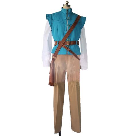 Tangled Rapunzel Flynn Rider Cosplay Costume Prince