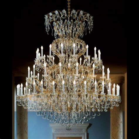 Maria Theresa Style Luxury Crystal Chandeliers For Large Hotel Lobby