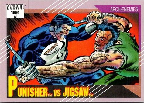 Mavin 1991 Marvel Punisher Vs Jigsaw