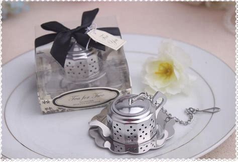 14 wedding keepsake boxes for all your big day treasures. 2017 wedding favor teapot tea infuser bridal shower favor ...