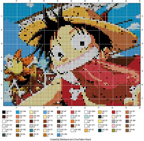 One Piece Pixel Art Grid Images And Photos Finder
