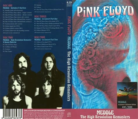 Pink Floyd Meddle The High Resolution Remasters 1971 2018 4cd