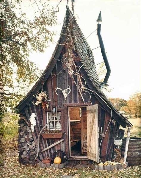 Whimsical Witchy Hut Home Ideas Yard Love Witch Cottage Tree