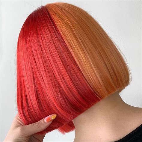 6 Bold Half And Half Split Hair Color Ideas Wella Professionals Free