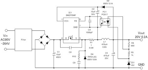 Ac To Dc Converter Circuit Diagram With Transformer Circuit Diagram