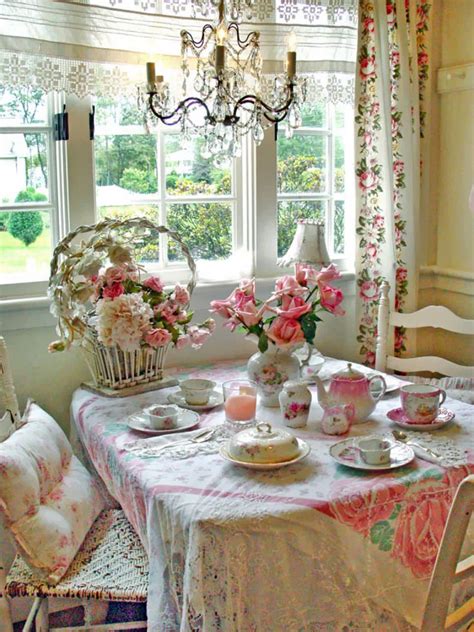 25 Shabby Chic Style Dining Room Design Ideas Decoration