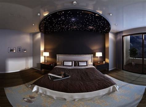 Eine nacht unter freiem sternenhimmel. Sternenhimmel mit LED Glasflasern im Schlafzimmer ...
