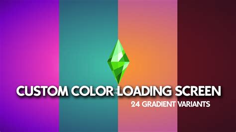 Mod The Sims Custom Color Loading Screen