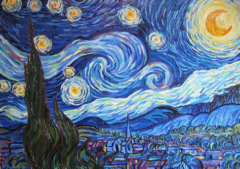 Starry Night Van Gogh Texture