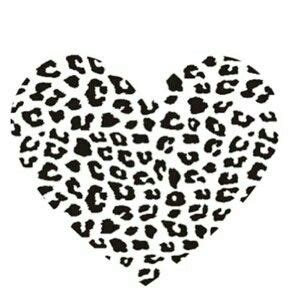 Coeur leopard | Cameo projects, Silhouette cameo projects, Valentines