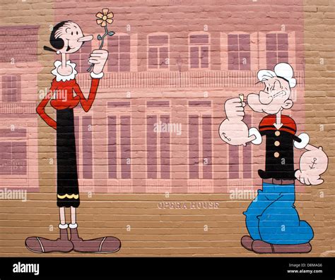 Popeye And Olive Oil Cartoon Characters
