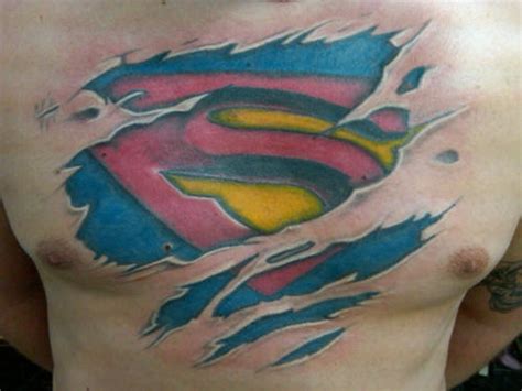 Ripped skin superman logo tattoo design for shoulder. 9 best tattoos for my babyylove images on Pinterest | Superman tattoos, Tattoo ideas and Nice ...