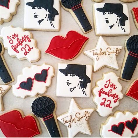 Taylor Swift Cookies Taylor Swift 22 Taylor Swift Birthday Party Ideas Taylor Swift Party