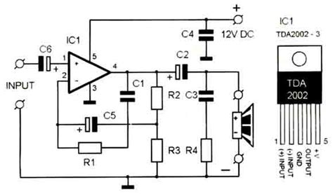 Super Watt HI FI Amplifier TDA Electronic Circuit Diagrams