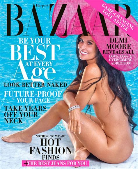 Demi Moore Strips Completely Naked At In Stunning Cover Shoot
