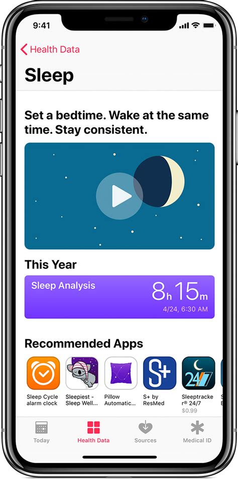 Understandably, the sleep app coordinates with the alarms you set on your iphone, but you can tweak them yourself on your apple watch. Use Bedtime to track your sleep on your iPhone - Apple Support