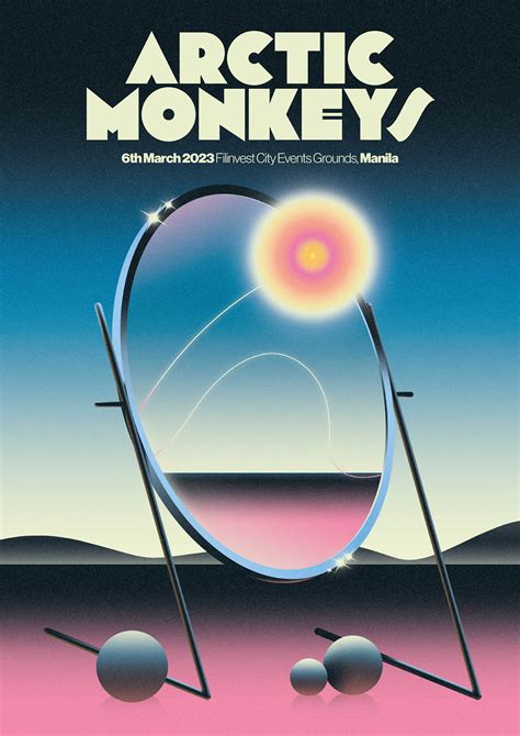 Arctic Monkeys Gig Poster — Sandro Rybak Illustration And Graphic Design