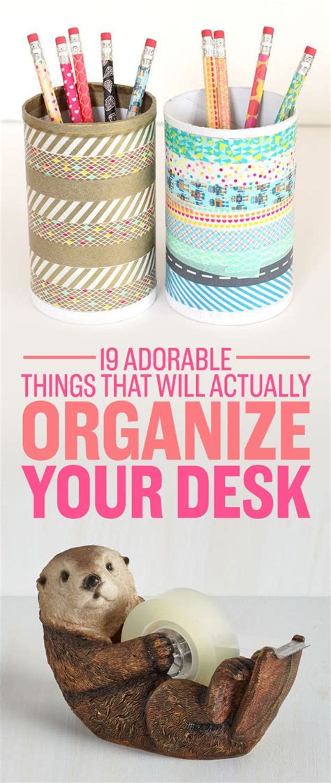 19 Useful Things That Will Actually Organize Your Desk Cute Desk Diy
