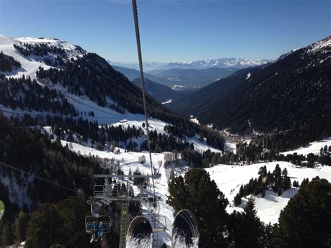 On A Ski Lift In Val Di Fiemme Italy Skiing Ski Lift