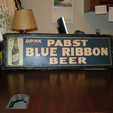 Early Pabst Beer Sign Collectors Weekly