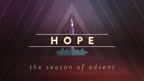 Christmas Advent Candles Hope Motion Video Background