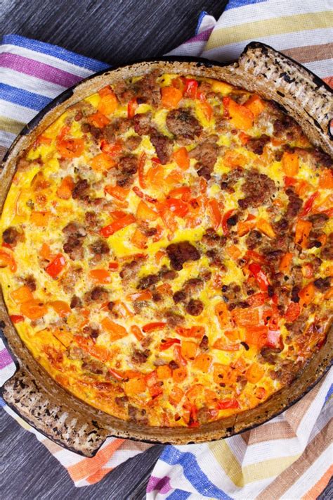 Easy And Delicious Sausage Frittata Dr Hagmeyer