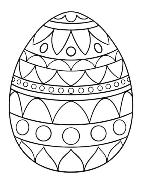 Página para colorear de huevos de pascua Premium Vector Freepik