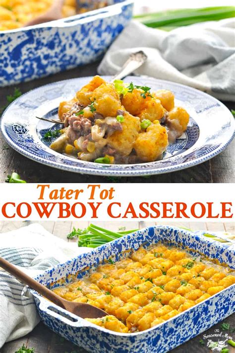 Tater Tot Cowboy Casserole The Seasoned Mom