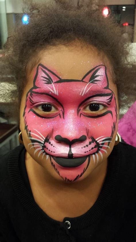 Ashley Pickin Pink Kitty Cat Tiger Face Paints Face And Body Paint